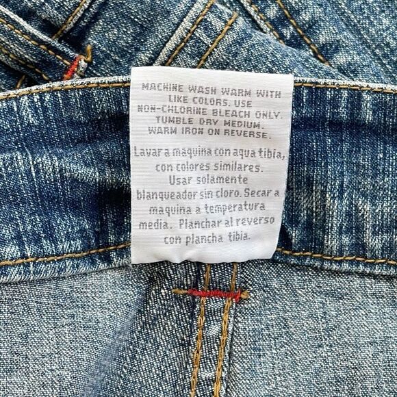 Vintage 80’s Wide Leg Crop Jeans High Waist Route 66 Sz 26 - Picture 10 of 11